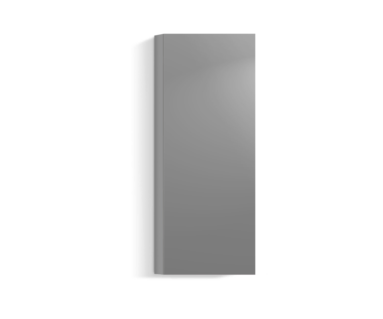 Parete attrezzata di design verticale H160 L60 grigio chiaro330