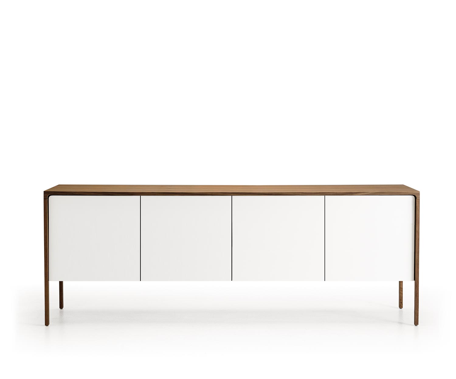 Punt Credenza Tactile Noce Bianco Tactile B 205 4 ante