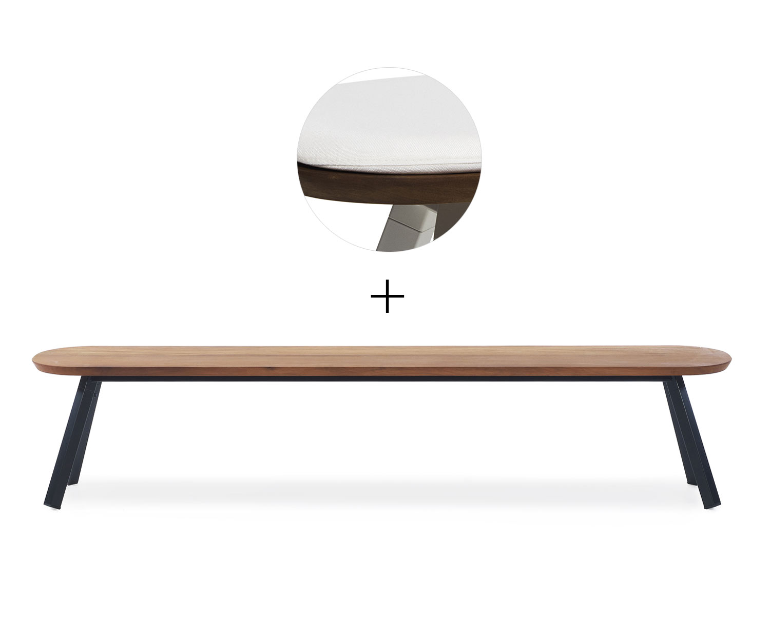 RS Barcelona Ping Pong Bench Nero B220 cm Bianco Outdoor