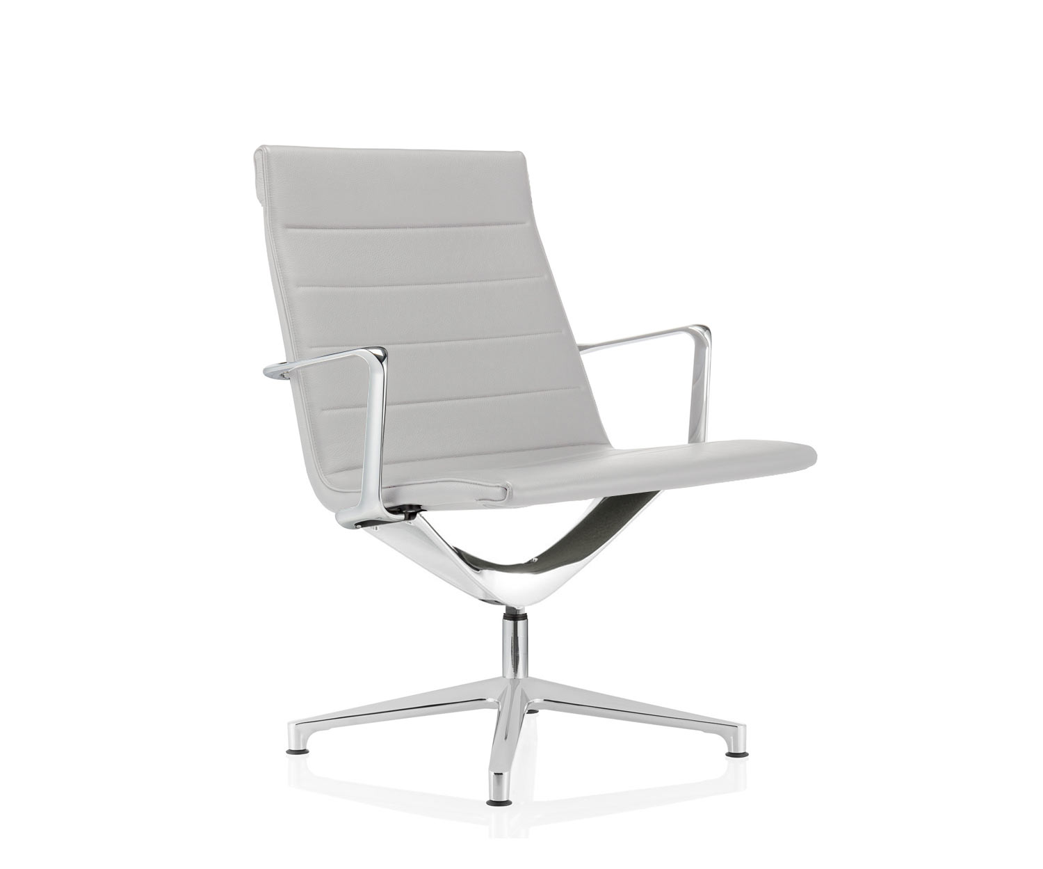 ICF Vela Lounge in pelle 915 bianco H51