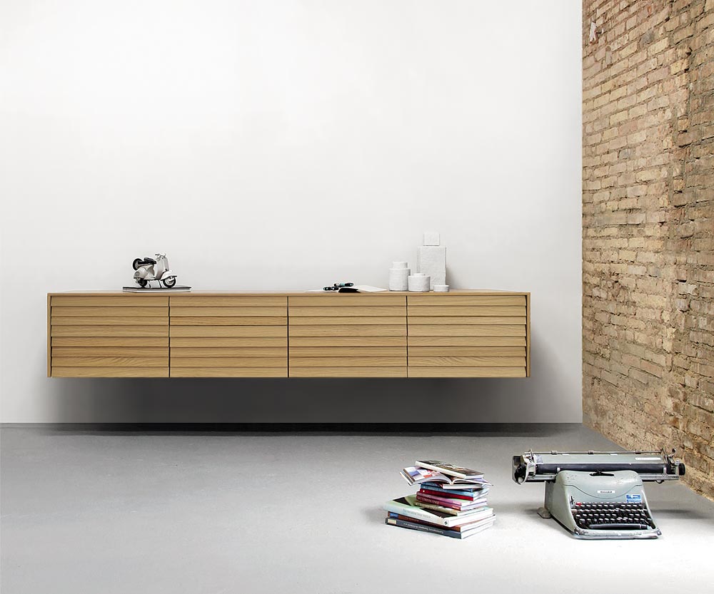 Punt Credenza Sussex Appendiabiti a muro B235 Rovere super opaco