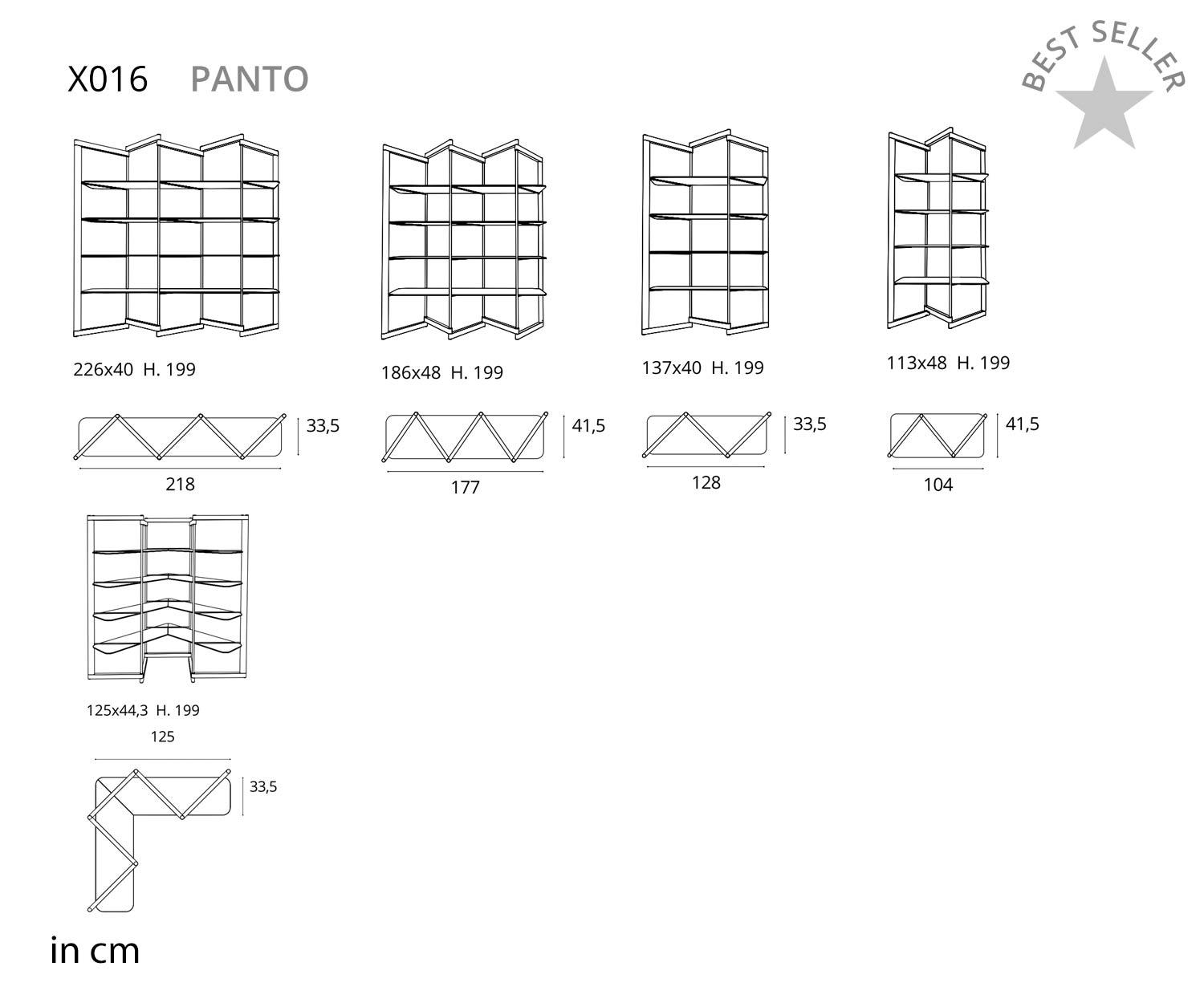 Design sopra il ripiano in vetro ad angolo trasparente aperto