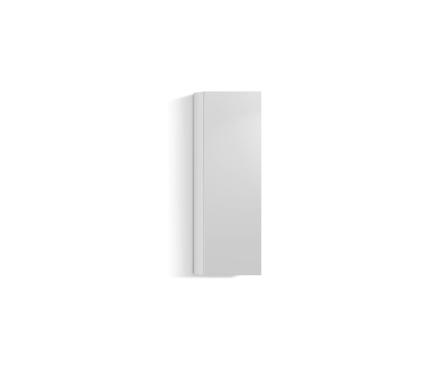 Parete attrezzata design verticale H96 L30 bianco300