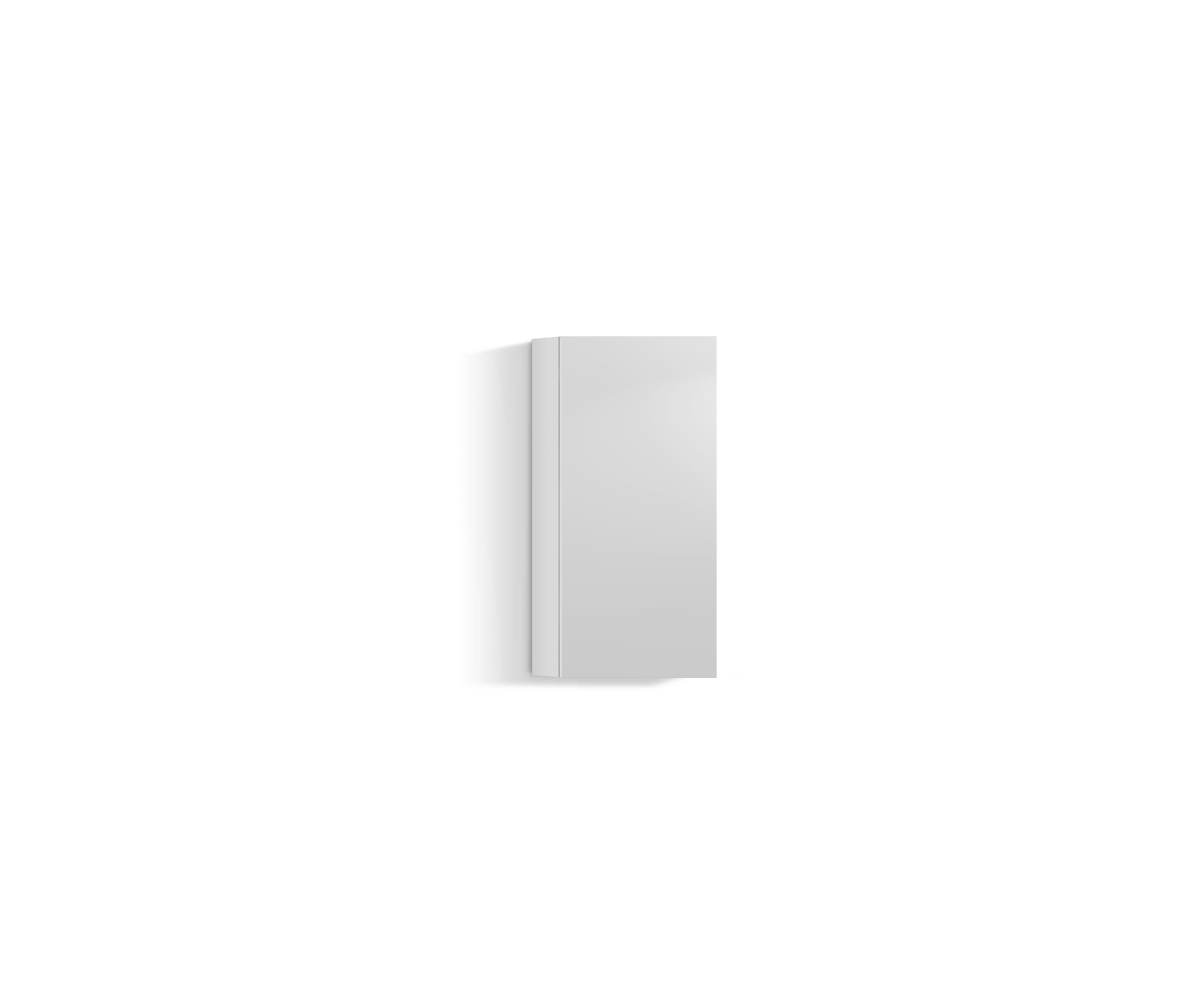 Parete attrezzata di design verticale H64 L30 bianco300