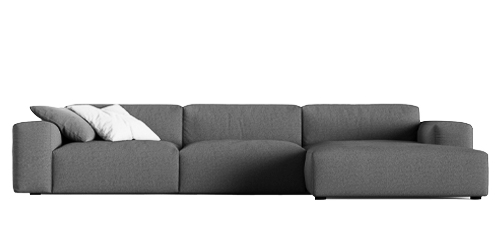 Cloud 2 posti chaise longue destra