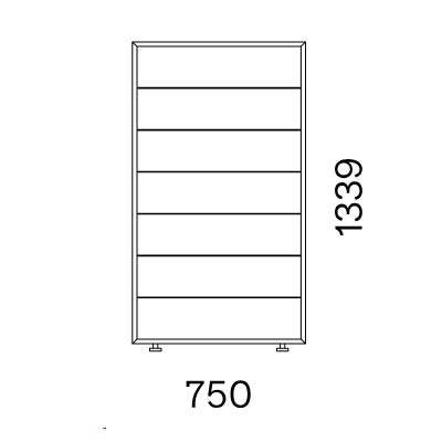 B 75 cm